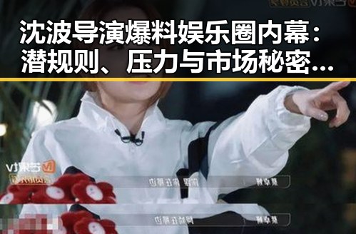 沈波导演爆料娱乐圈内幕：潜规则、压力与市场秘密逐一揭露